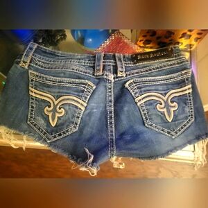Rock Revival Blue Denim Shorts NWOT